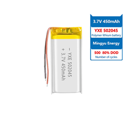 3.7 V 锂离子电池102023-400mah